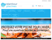 Tablet Screenshot of alentour-piscines.com